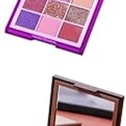 UJEAVETTE® 2x 9Colors Long-lasting Eyeshadow Palette Pallete Highly Pigmented-50