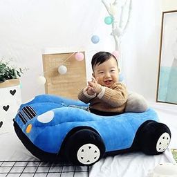THE MODERN TREND Stupendous Blue Car Sofa for boy Birthday Gift, Sofa Cushion | Big car Shape Chair Siting Stool for Kids | Minicooper Car Soft Toys Gadi |#2.5Feet|-picture-21