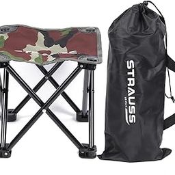 Strauss Portable Compact Folding Chair With Carry Bag|Portable Camping Chair With 4 Legs|Lightweight & Breathable|Perfect For Outdoor Camping,Travel,Beach,Picnics,Festival|(27X27X25 Cm)-Fabric,Green-image-33