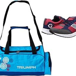 Nx-2 Red/Blue Size-7 with Triumph Gym Bag Track-1 Kb-3000 Navy/Sky-image-34