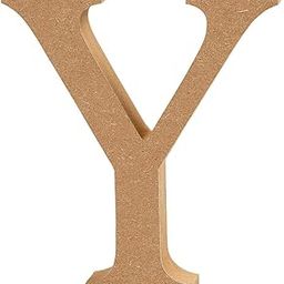 AmericanElm 6 Inch Unfinished MDF English Upper Case Alphabets Y Cutouts for DIY Art and Craft Work (Y_H x Thick -6 in x 11mm)-image-44