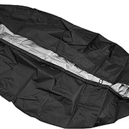Ehlivhall Fire Cover Round Outdoor Full Coverage Patio Outdoor Fireplace Cover Waterproof Dustproof Fit all Seasons(86 * 36CM)-image-61