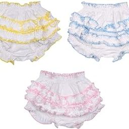 Presents Cotton Fabric Back Frill Panty for Baby Girl Inner Wear Drawer/Bloomer Underwear Panties Brief Casual Nikker Girls-image-20