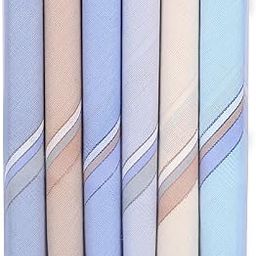 premium pure cotton Men/Gents Handkerchief hanky collection with easy wash, Size 42 x 42 CM, Pack of 6, White Background, Mix Prints-image-35