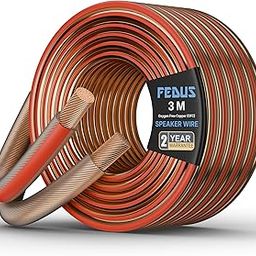 FEDUS Audix,16 Gauge/AWG Speaker Wire Cable 3 Meter 9.8 Feet Oxygen-Free Copper 2 Conductors Audio Cable for Car Speakers Stereos, Subwoofer, Home Theater Speakers, HiFi Surround Sound system-image-21