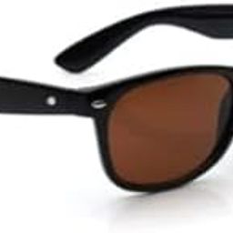 Classic Oversized Square Sunglasses, Black Frame, Dark Lenses-image-65