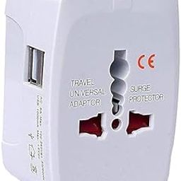 SHOPOLIFE Universal World-Wide All in One USB Charger Adaptor for All Electronics Devices (1 Pc)-43