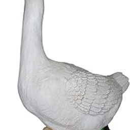 Wonderland Big Goose with Eggs Garden Statue/Ornament for Home & Balcony Decoration-image-15
