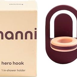 HANNI Hero Safety Razor Holder, Shower or Bathroom Organizer, Heavy Duty Storage Stand for Razors, Home or Apartment Essentials, Shaving Accessories for Women and Men, Bathroom Essentials, Burgundy-37