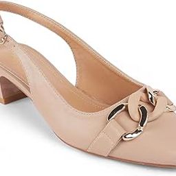 LOVEE Women's Block Heels Pumps Leather - Square Toe Ladies Footwear Soft Comfortable Sandals-9