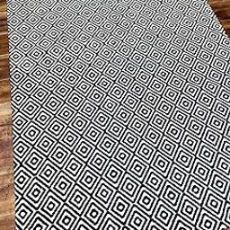 AWARD VELVETS Cotton Fabric Designer Rug/Carpet/Kitchen/Centre pc/Prayer mat/Rug Medium Size Rug for Bedroom/Living Room/Drawing Room, (4ft x 6ft)-image-33