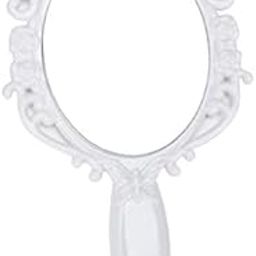 Enakshi® 3xRetro Antique Cosmetic Flat Handle Beauty Vintage Round Makeup Mirrors White|Health & Beauty | Makeup | Makeup Tools & Accessories | Makeup Mirrors-image-68