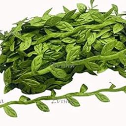 evisha 20 metre Long Leaf lace for Art and Craft/Jewelry/Tiara Making/Gift Decoration Christmas Decoration- Multi Color-image-18