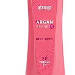 Streax Professional Argan Secret Hair Colourant Developer, Cream Developer for Rich Hair Colour, 20 Volume (6%), 250ml-55