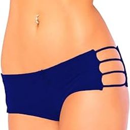 PinkZaar Women's Boyshorts Panty | Soft Lace Underwear | Free Size Fit to S/M/L | Stylish & Comfortable Navy Blue-image-78