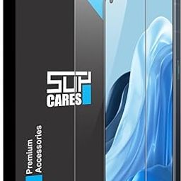 SupCares Military-Grade Gorilla Tempered Glass Screen Protector for Oppo Reno7 Pro (6.5 Inch) With Installation Kit | Edge to Edge Coverage | Black-12
