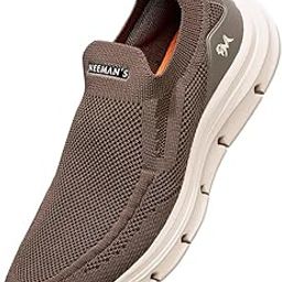 Breathe Ease Casual Slip Ons for Men | Cushioned, Lightweight EVA Sole & Airy Mesh Upper-image-75