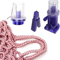 Calyrex Hand Knitting Machine, Operated Weber Embellishment Wrapping Tools, Portable Crafts, Braiding Yarn Device, Loom for Adults, DIY Lovers, Bracelet Weaving Spool, Knitter, Embellish Clothing-picture-30