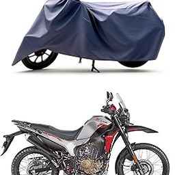 RS ENGLAND - All Season Protection Bike Cover for New Hero XPulse 210 Bike Cover with Water-Resistant and Dust Proof Premium 190T Fabric_Grey-image-97