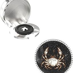 – Snap-on Shirt Button Cover Cufflinks Set for Men - Cancer Style-17