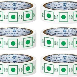 VCR Veg Tape Printed - 35 Meters in Length - 24mm / 1" Width - 24 Rolls Per Pack - Veg Printed Tape With Green Marking, Self Adhesive Tape for Packing Boxes-image-72