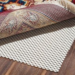 BAGAIL Basics Non Slip Rug Pad Gripper 4 x 6 Feet Extra Thick Carpet Pads for Area Rugs and Hardwood Floors, Keep Your Rugs Safe and in Place-image-10