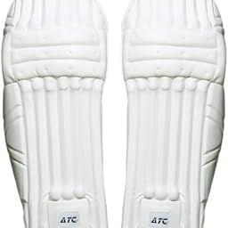 ATC League Batting Pad – Classic Cricket Leg Guards with Premium Padding & Durable Outer Shell – Designed for League, Club & Training Matches White-image-66