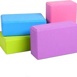 4 Pcs High Density EVA Foam Bricks Yoga Foam Exercise Blocks (4 Pcs)-picture-1