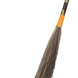 Zureni ZU-DX-Cone1 Cone Broom Dust Remover for Home Floor Cleaning Washable Lightweight Jhadu with Flexible Bristle Easy Scrubbing Kitchen Garage School Office Use (Pack of 1)-picture-18