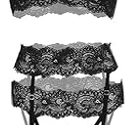 Women See Through hot Fantasy Lingerie for Women Sexy Honeymoon Night Dress lace Outfit with Garter for Passionate Nights-picture-50