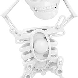 QuickHaven Dancing Skeleton Toy,Skeleton, Fun Animated Decor for Kids, Birthday Gifts for Toddlers,Perfect for Pranks and Gifts, Developmental Learning Toy, Home Party Decoration, 20 cm Long-image-47