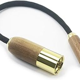 NewFantasia 4-pin XLR Balanced Male to 4.4mm Balanced Female Headphone Audio Adapter Cable 6N OCC Copper Single Crystal Silver Plated Wire Walnut Wood Shell 4-pin XLR Male to 4.4mm Female 15cm-image-55