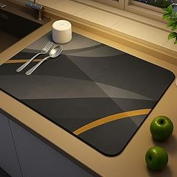 kakushin Anti-Fatigue Kitchen Mat Set, 2 Piece Non-Slip Cushioned Floor Mats, Waterproof Standing Runner for Kitchen, Home Office (2 Step, 60 * 40)-image-29