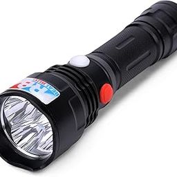 RealBuy Aviation Grade Anodized Aluminium Rechargeable LED Flashlight, Black-35