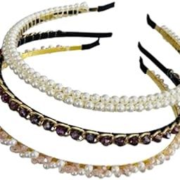 Women and girls Elegant Crystal & Pearls, Latest Hair bands/Headbands-image-82