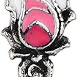 Shwet Kamal Pink Enamel Nose Pin-image-42