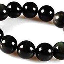 AAMRAPALI Black Obsidian Shield Bracelet - Authentic Stones for Grounding | Handcrafted Design, Ideal for Fashion Enthusiasts, Gift-Giving, and Everyday Use | Exceptional Craftsman...-image-23