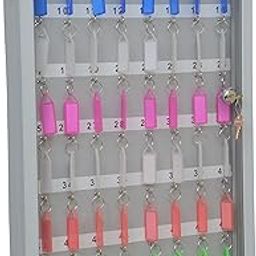 LEPOSE Heavy Duty with Customizable 48 Key Chains Key Holder for Wall Stylish, Key Holder, 48 Key Slots Key Stand for Wall, Key Stand, Key Holder for Wall, Key Hangers for Wall, Wall Mounted Key Box-25