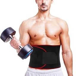Frackkon Waist Trimmer Belt Slimming Ab Belt Trainer for Faster Weight Loss, Stomach Fat Burner Wrap Tummy Control/Belly Tummy Yoga Wrap Black Exercise Body Slim Look Belt Free Size-image-98