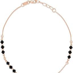 925 Sterling Silver Beads Rose Gold Plating Anklet (Single)| Gift for Women & Girls | With Certificate of Authenticity & 925 Stamp-image-68