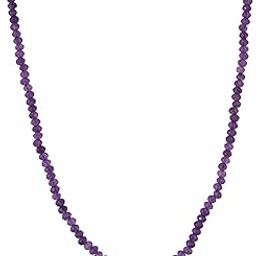 Single Layer Multi-Colour Real Ruby Emerald Onyx Stone Beads Necklace for Women and Girls-1