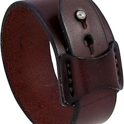 Lr Decor Bazaar Men's Wide Bracelet Cuff Bracelet Wrist Bracelet Punk for Brown Jewelry & Watches | Fashion Jewelry | Bracelets-image-18