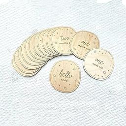 American Elm Baby Monthly Milestones Set - Baby Milestone Card | | Baby Growth | Baby Photo Prop | Baby Milestone Props for Photoshoot-image-86