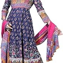 vishudh Women's Cotton (VNK3003971_Navy Blue/Pink-picture-36