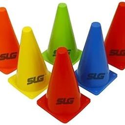 SLG Marker Cone 9" Packof 10|Colour :Multicolor|Material:PVC|Packof 10-image-48
