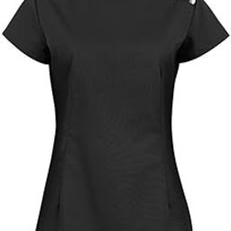 MixStuff Women's Black Half Sleeves XX-Large Chef Coat's (Chef Jacket)-13