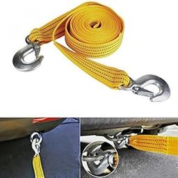 Guance Car Auto Towing Tow Cable Rope Heavy Duty 3 Ton 2.65Mtr for Skoda Rapid TSI 2020-26