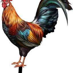 MERISHOPP® Decorative Garden Insert Hen Hen Animals Stakes for Pathway Farm Outdoor|Home & Garden | Yard, Garden & Outdoor Living | Garden Decor|1 Hen Statue Decor-image-2