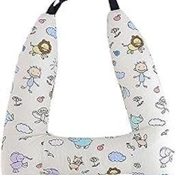 CALANDIS™ Car Back Seat Travel Pillow Cushion Sleeping Pillow for Long Distance Travel White Animal | Travel Pillows | Travel Accessories-image-88