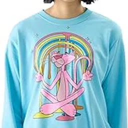the souled store Official Pink Panther: Not Easy Being Chill Women Sweatshirts-picture-7